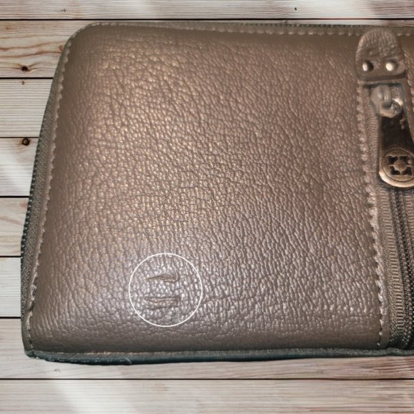 Kenneth Cole Reaction Genuine Leather Wallet - BROWN - Zippered - Picture 7 of 7